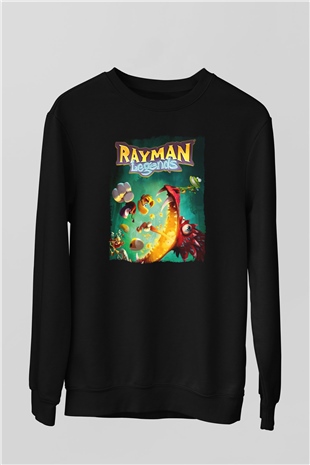 Rayman Siyah Unisex Sweatshirt