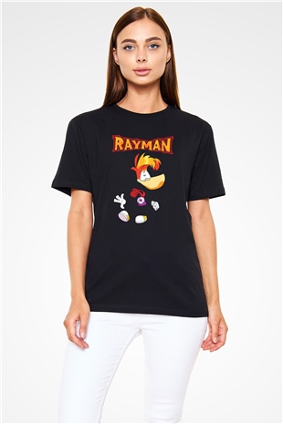 Rayman Siyah Unisex Tişört T-Shirt