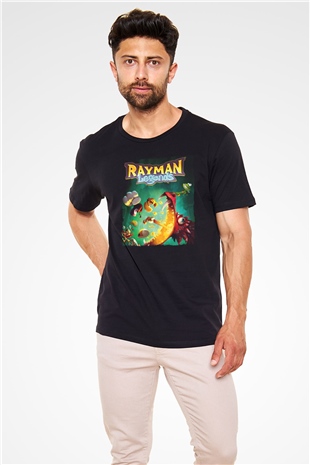 Rayman Siyah Unisex Tişört T-Shirt