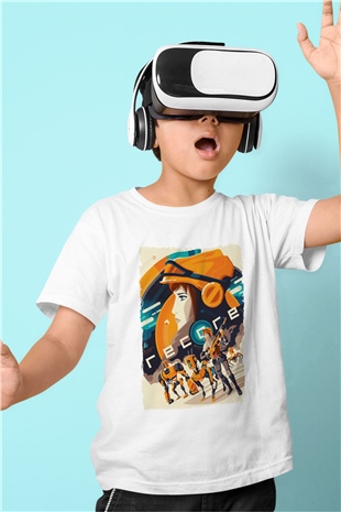 ReCore Beyaz Unisex Çocuk Tişört
