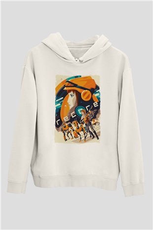 ReCore Beyaz Unisex Hoodie