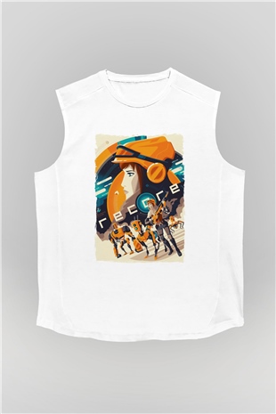 ReCore Beyaz Unisex Kolsuz Tişört