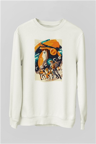 ReCore Beyaz Unisex Sweatshirt