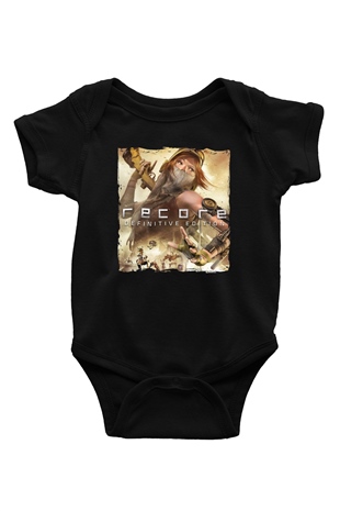 ReCore Siyah Bebek Body - Zıbın