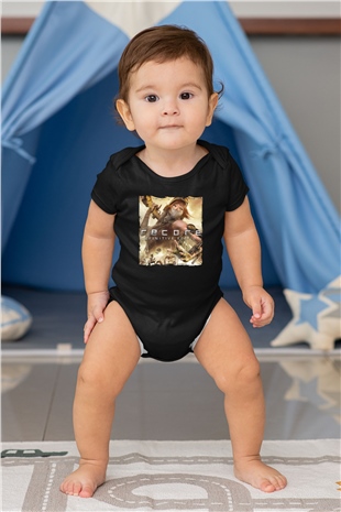 ReCore Siyah Bebek Body - Zıbın
