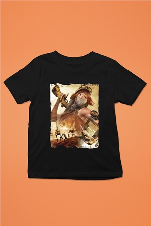 ReCore Siyah Unisex Çocuk Tişört