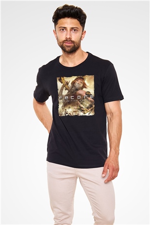 ReCore Siyah Unisex Tişört T-Shirt