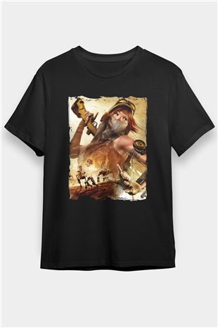 ReCore Siyah Unisex Tişört T-Shirt