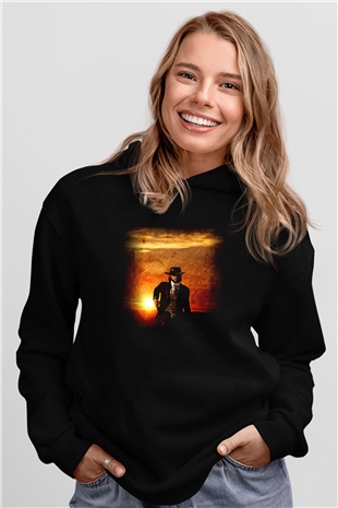 Red Dead Redemption Siyah Unisex Hoodie