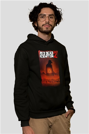 Red Dead Redemption Siyah Unisex Hoodie