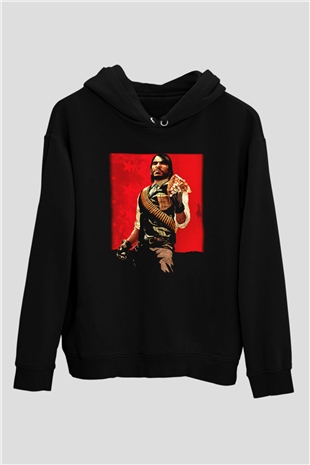 Red Dead Redemption Siyah Unisex Hoodie