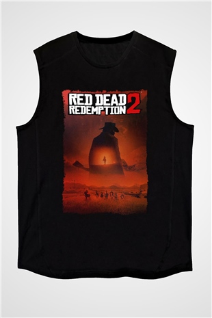Red Dead Redemption Siyah Unisex Kolsuz Tişört