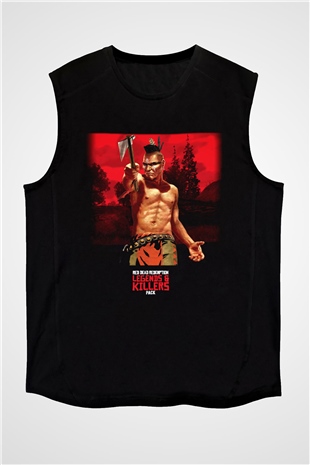 Red Dead Redemption Siyah Unisex Kolsuz Tişört