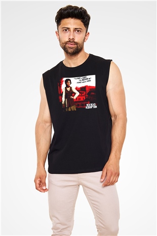 Red Dead Redemption Siyah Unisex Kolsuz Tişört