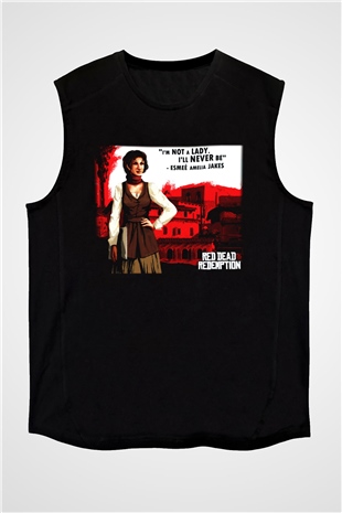 Red Dead Redemption Siyah Unisex Kolsuz Tişört