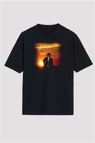 Red Dead Redemption Siyah Unisex Oversize Tişört T-Shirt