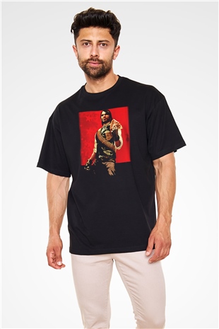 Red Dead Redemption Siyah Unisex Oversize Tişört T-Shirt