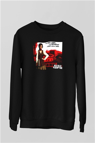 Red Dead Redemption Siyah Unisex Sweatshirt