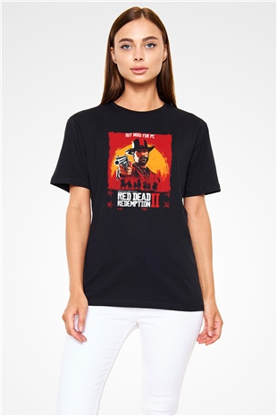 Red Dead Redemption Siyah Unisex Tişört T-Shirt
