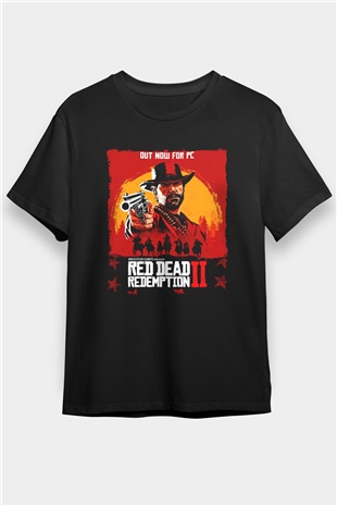 Red Dead Redemption Siyah Unisex Tişört T-Shirt
