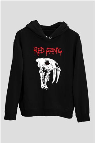 Red Fang Siyah Unisex Hoodie