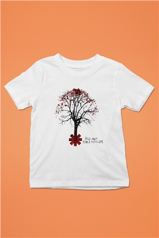 Red Hot Chili Peppers Baskılı Beyaz Unisex Çocuk Tişört