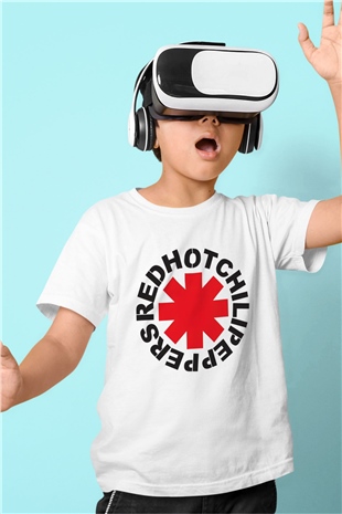Red Hot Chili Peppers Beyaz Unisex Çocuk Tişört