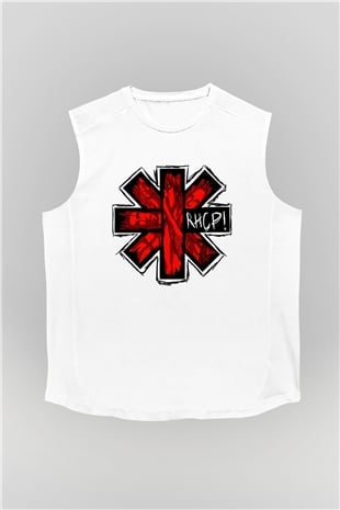 Red Hot Chili Peppers Beyaz Unisex Kolsuz Tişört