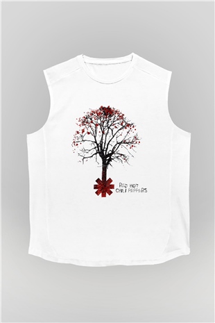 Red Hot Chili Peppers Beyaz Unisex Kolsuz Tişört