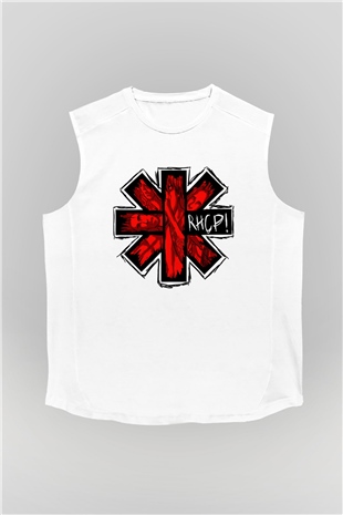 Red Hot Chili Peppers Beyaz Unisex Kolsuz Tişört