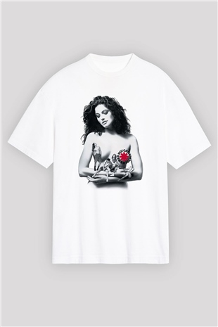 Red Hot Chili Peppers Beyaz Unisex Oversize Tişört T-Shirt