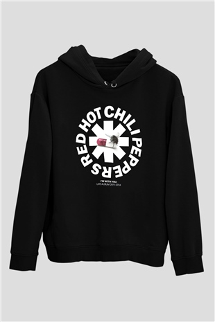 Red Hot Chili Peppers Siyah Unisex Hoodie