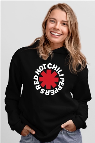 Red Hot Chili Peppers Siyah Unisex Hoodie