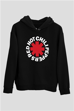 Red Hot Chili Peppers Siyah Unisex Hoodie