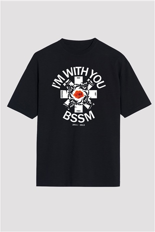 Red Hot Chili Peppers Siyah Unisex Oversize Tişört T-Shirt