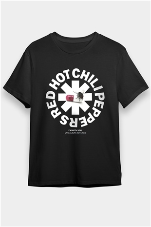 Red Hot Chili Peppers Siyah Unisex Tişört T-Shirt - TişörtFabrikası
