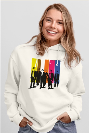 Reservoir Dogs Beyaz Unisex Hoodie