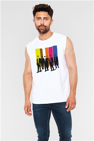 Reservoir Dogs Beyaz Unisex Kolsuz Tişört
