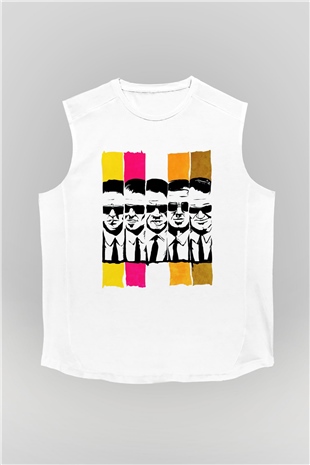 Reservoir Dogs Beyaz Unisex Kolsuz Tişört