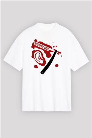 Reservoir Dogs Beyaz Unisex Oversize Tişört T-Shirt