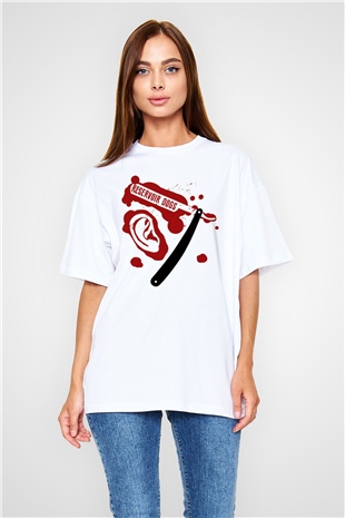 Reservoir Dogs Beyaz Unisex Oversize Tişört T-Shirt