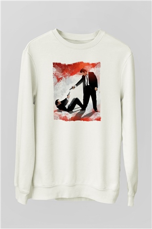 Reservoir Dogs Beyaz Unisex Sweatshirt