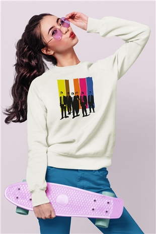 Reservoir Dogs Beyaz Unisex Sweatshirt