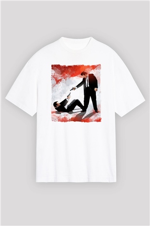 Reservoir Dogs Beyaz Oversize Tişört Oversize T-shirt