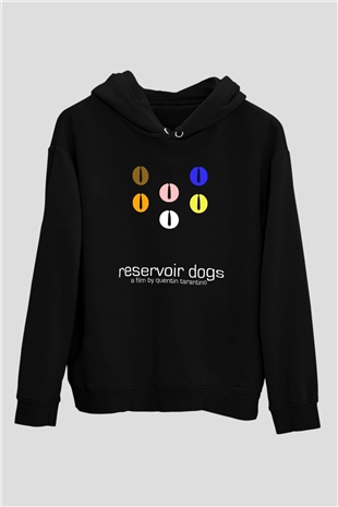 Reservoir Dogs Siyah Unisex Kapşonlu Sweatshirt
