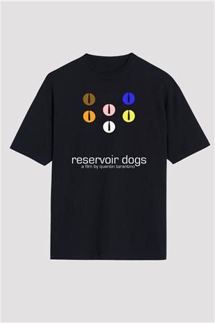 Reservoir Dogs Siyah Unisex Oversize Tişört T-Shirt