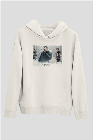 Resident Evil Beyaz Unisex Hoodie