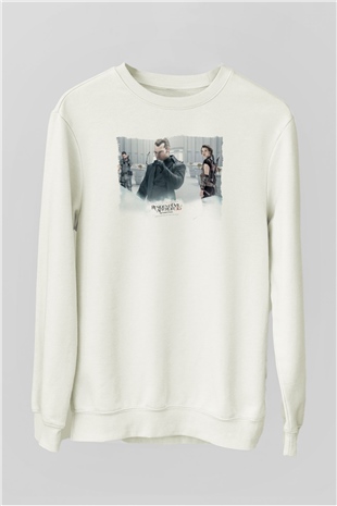 Resident Evil Beyaz Unisex Sweatshirt