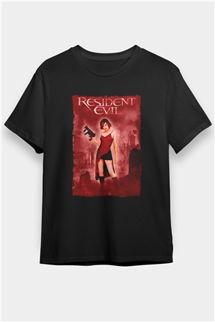 Resident Evil Siyah Unisex Tişört T-Shirt