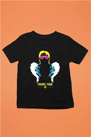Ric Flair Baskılı Siyah Unisex Çocuk Tişört